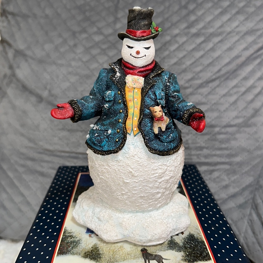 Lang & Wise Percy Snowman 2001 Collectible
